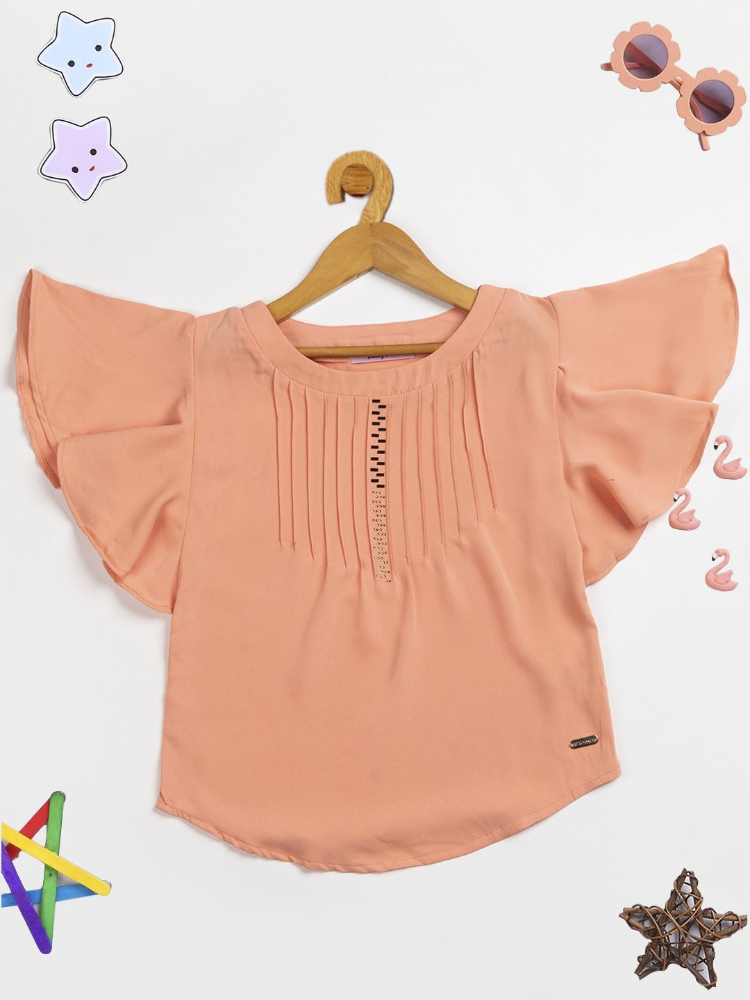 

PAMPOLINA Top, Peach