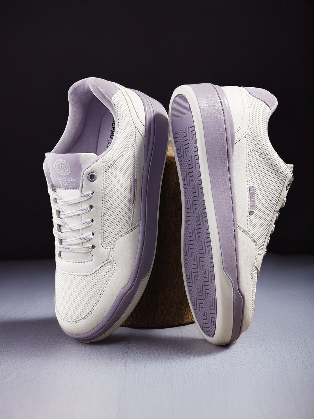 

bacca bucci Women Vibe City Sneakers Low-Top Sneakers in Lavender, Purple