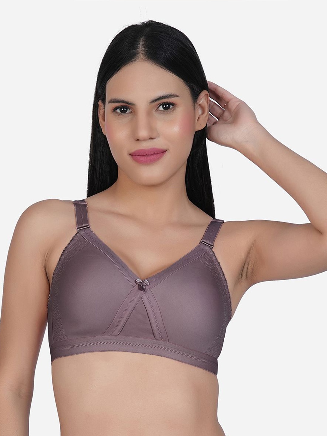 

SHYAM SONS FLAIR Women Non Padded Full Coverage Minimizer Bra, Brown