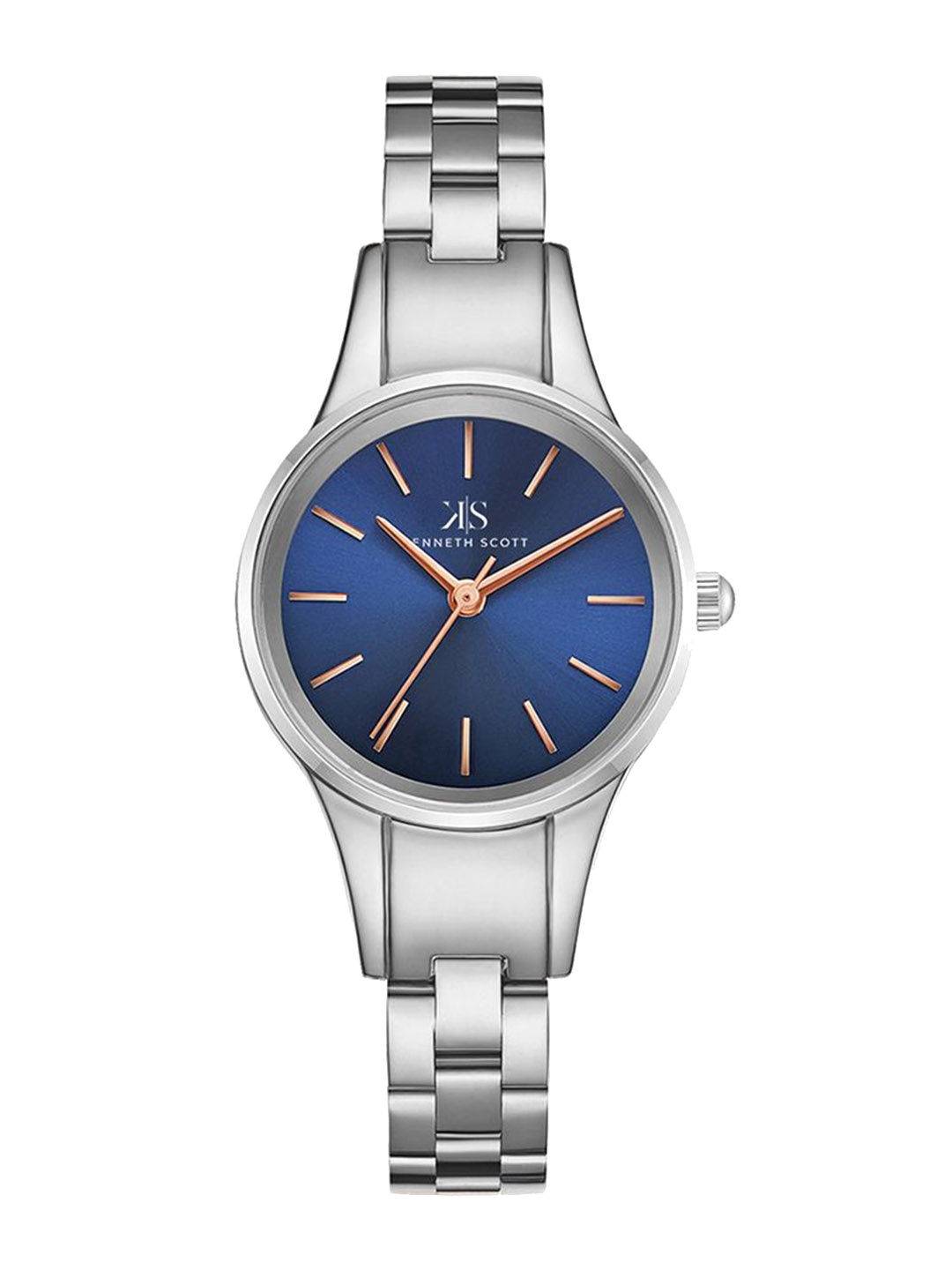 

KENNETH SCOTT Women Dial & Stainless Steel Straps Analogue Watch K22517-SBSN, Silver