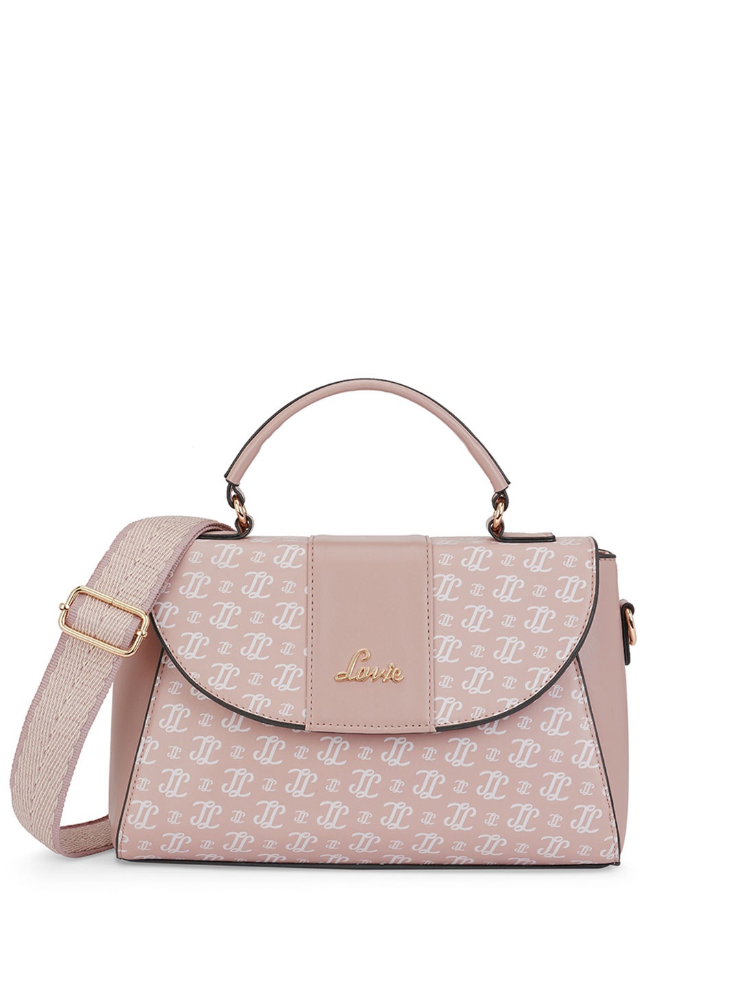 

Lavie Printed Structured Satchel, Pink