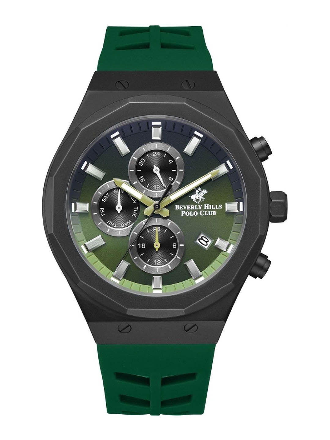 

Beverly Hills Polo Club Men Dial & Straps Analogue Multi Function Watch BP5032Y.875, Green