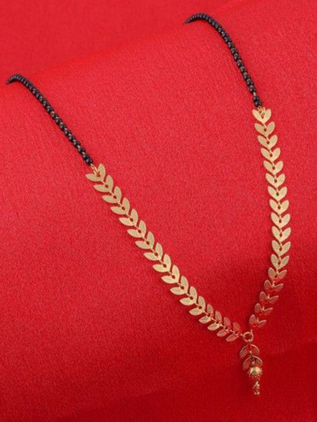 

Wynona Gold Plated Artificial Beaded Mangalsutra