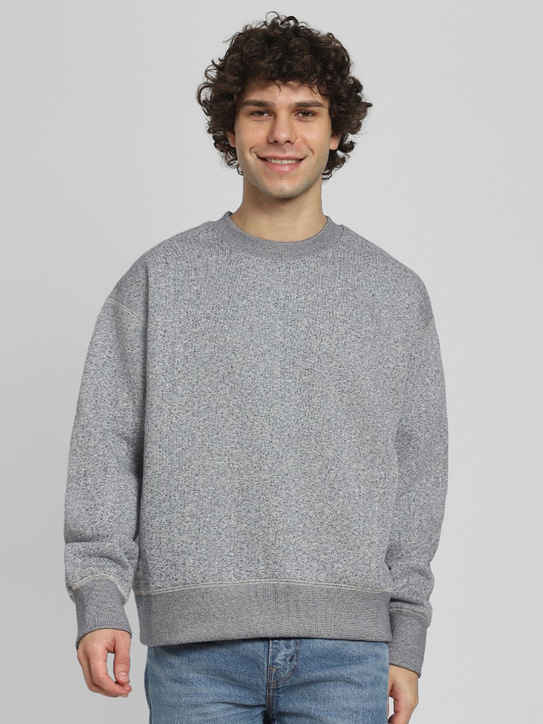 

AMERICAN EAGLE OUTFITTERS Men Sweatshirt, Grey