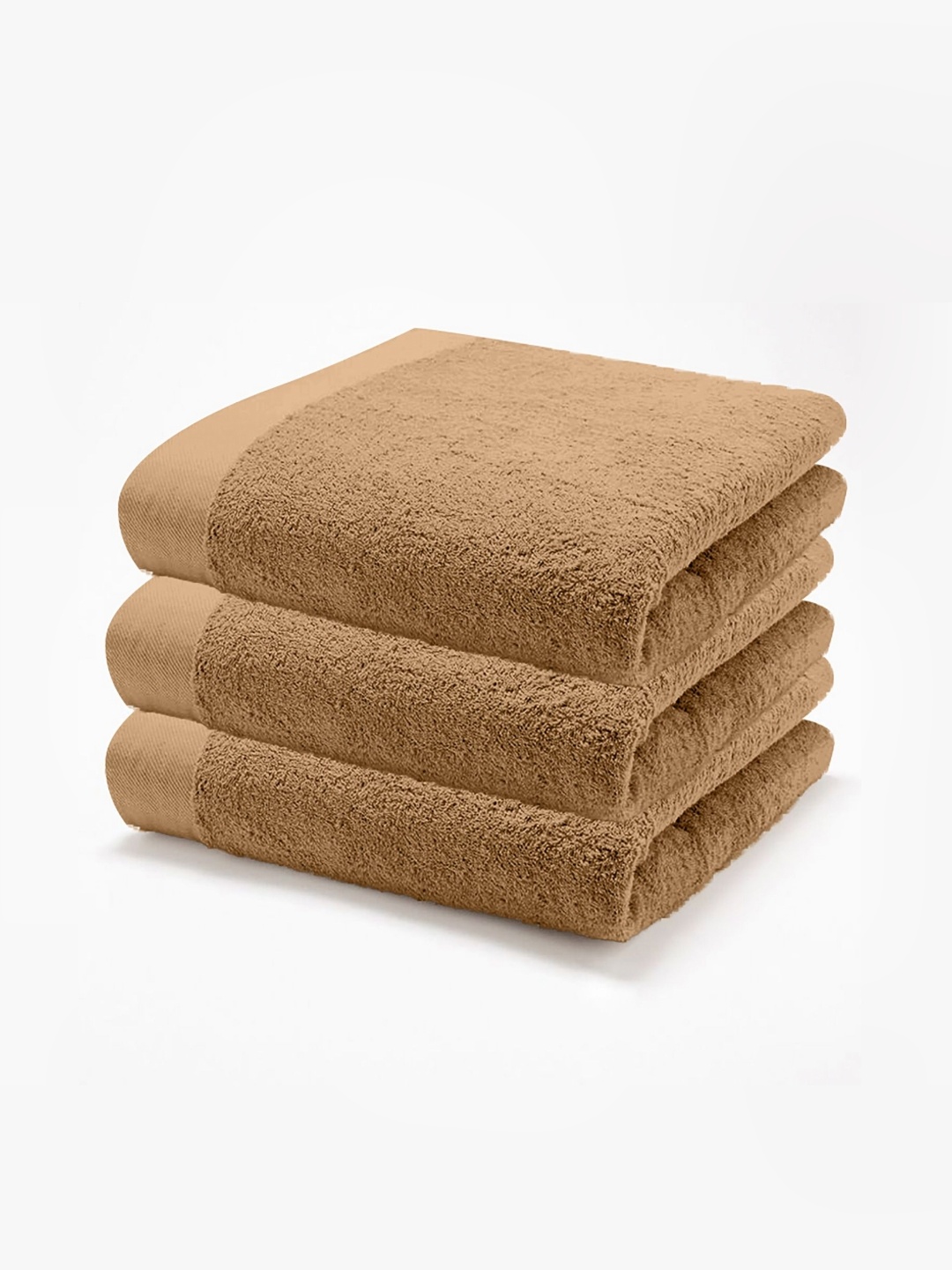 

HOME PLUS STUDIOS Beige 3 Cotton 650 GSM Bath Towel