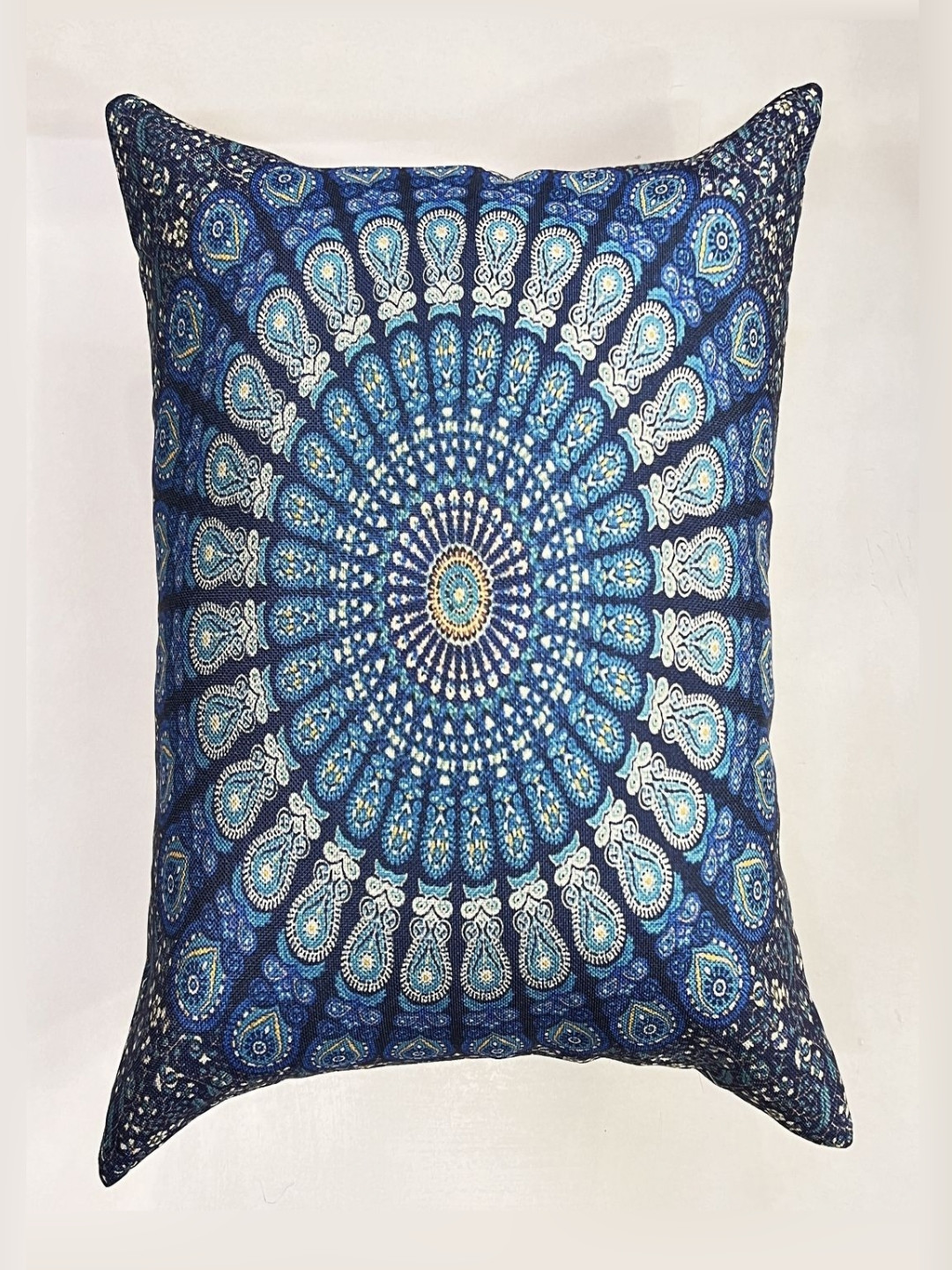 

DIHIKA Blue & Grey Abstract Square Cushion Covers