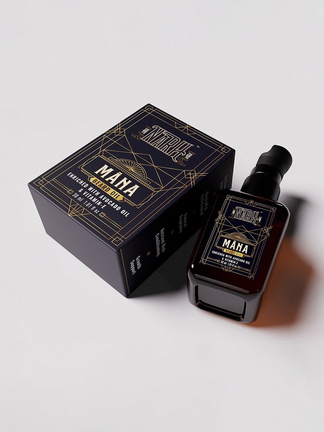 

NARH Mana Premium Beard Oil- 30 ml, Black