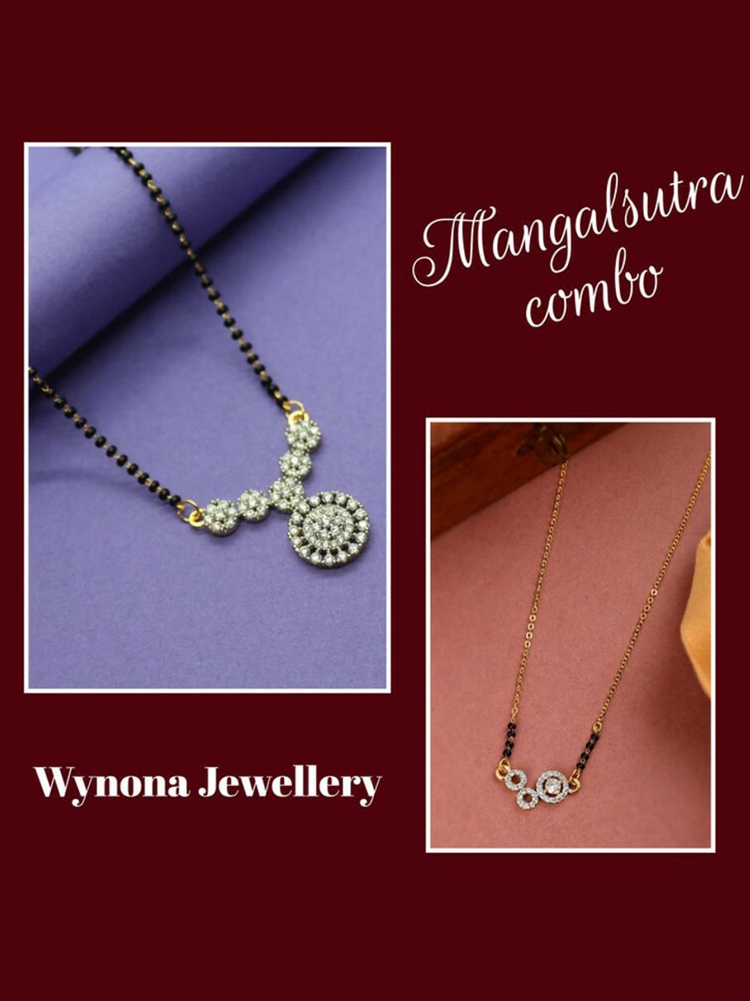 

Wynona Set Of 2 Gold-Plated Beadded Mangalsutras