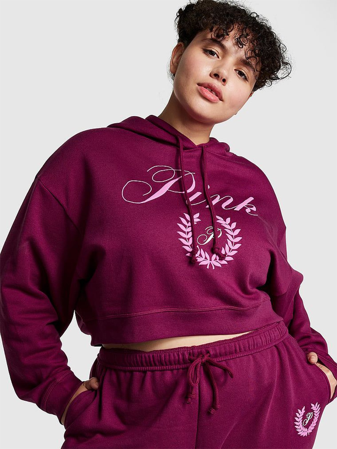 

Victoria's Secret Women Printed Sweatshirt, Pink