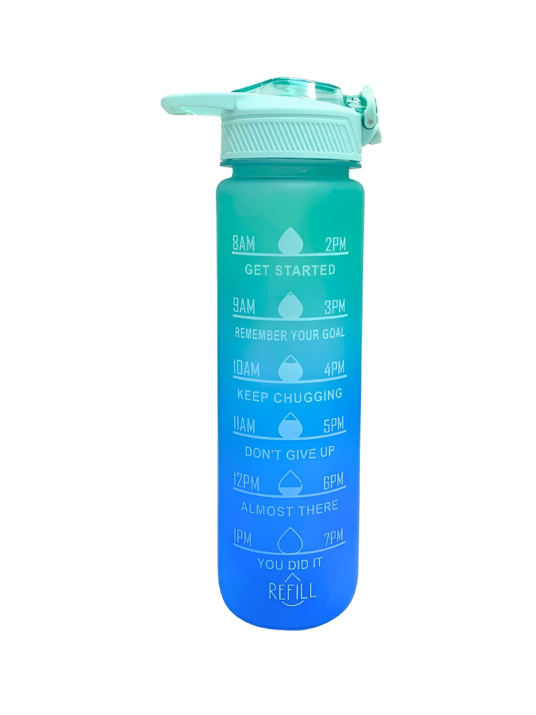 

SuperGeneriX Green & Blue Single Plastic Printed Water Bottle