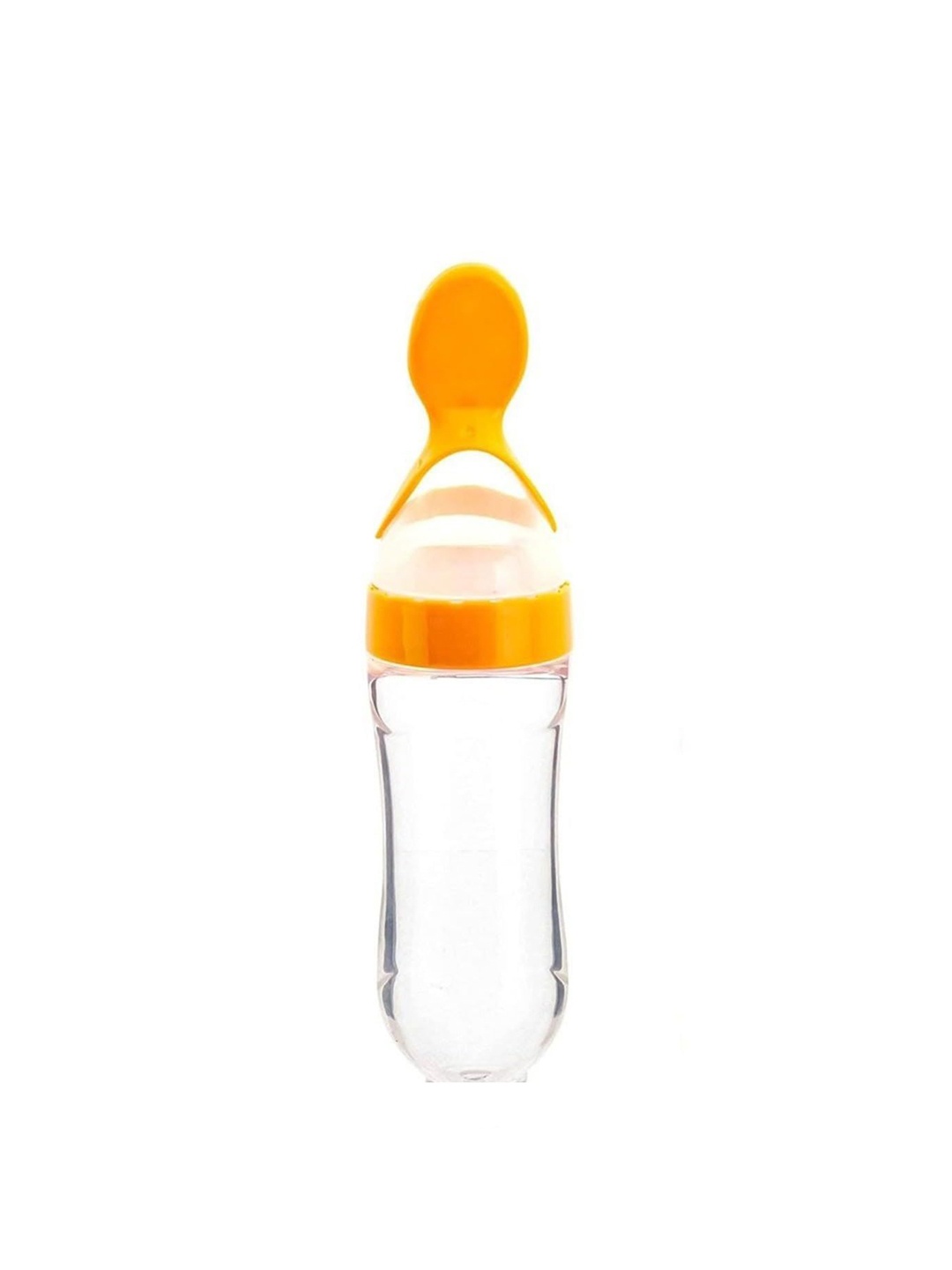 

Kritiu Infants Squeezy Silicone Food Feeder, Yellow