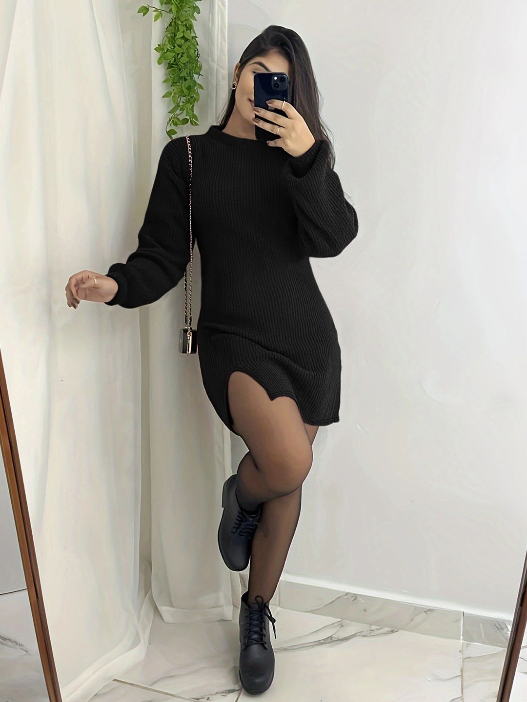 

StyleCast x Revolte A-Line Mini Dress, Black