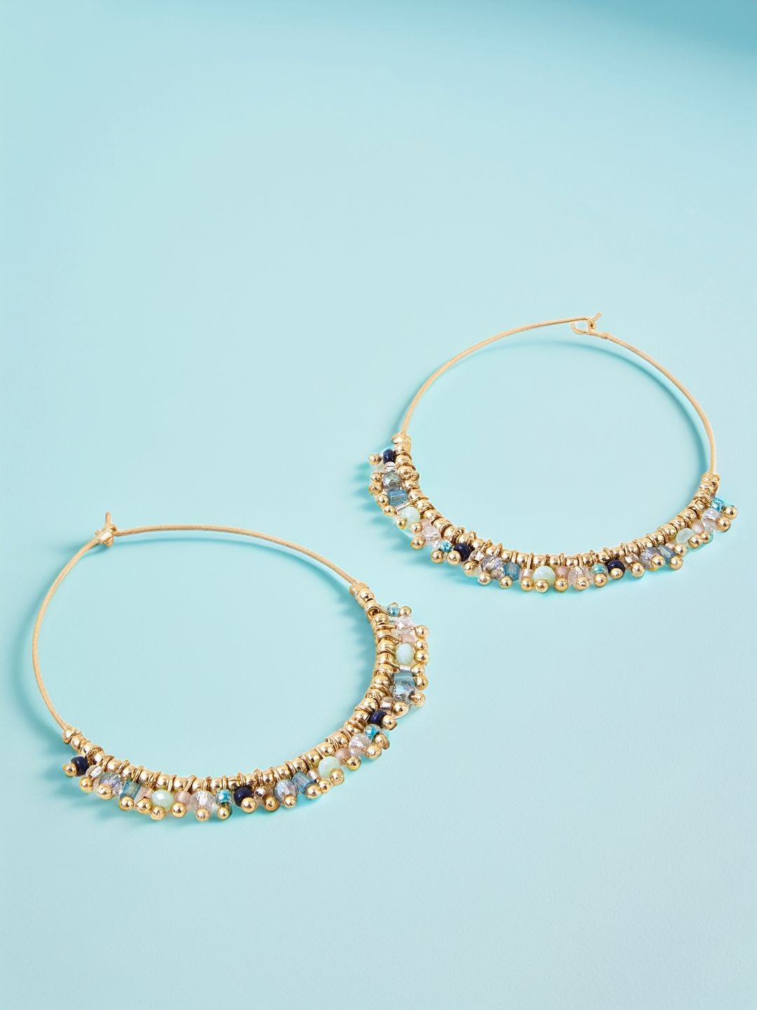 

Accessorize Circular Hoop Earrings, Blue