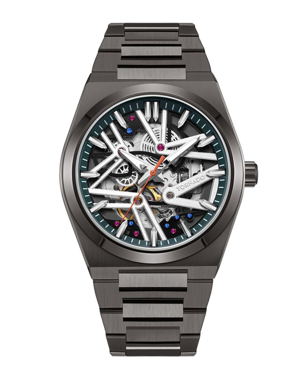 

TORNADO Men Dial & Bracelet Style Straps Analogue Automatic Watch T24301-XBXH, Green