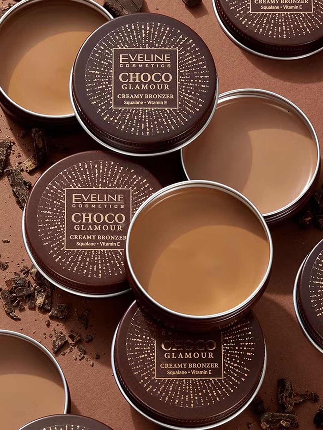 

Eveline Cosmetics Choco Glamour Creamy Bronzer- 20 g- Shade- 01, Brown