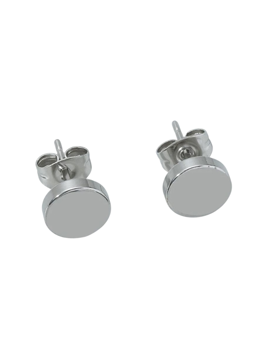 

The Roadster Lifestyle Co. Men Stainless Steel Stud Earrings, Silver