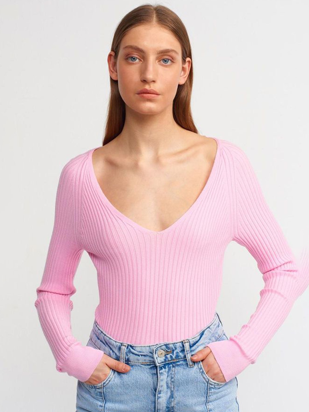 

StyleCast Striped Top, Pink