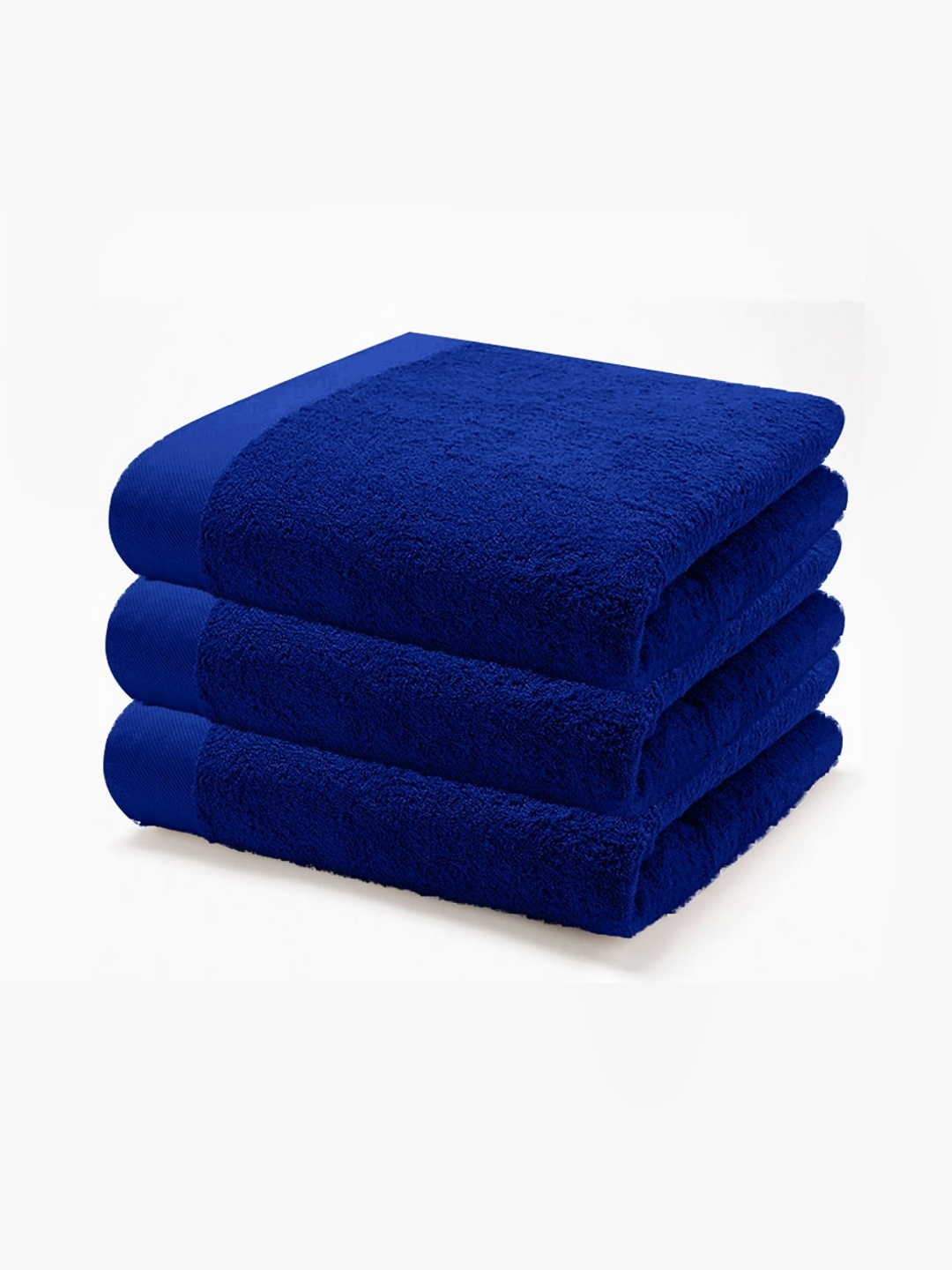 

HOME PLUS STUDIOS Blue 3 Cotton 650 GSM Bath Towel