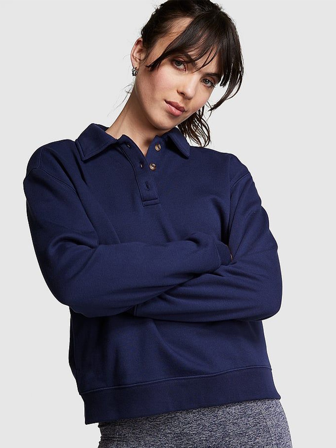 

Victoria's Secret Women Sweatshirt, Blue