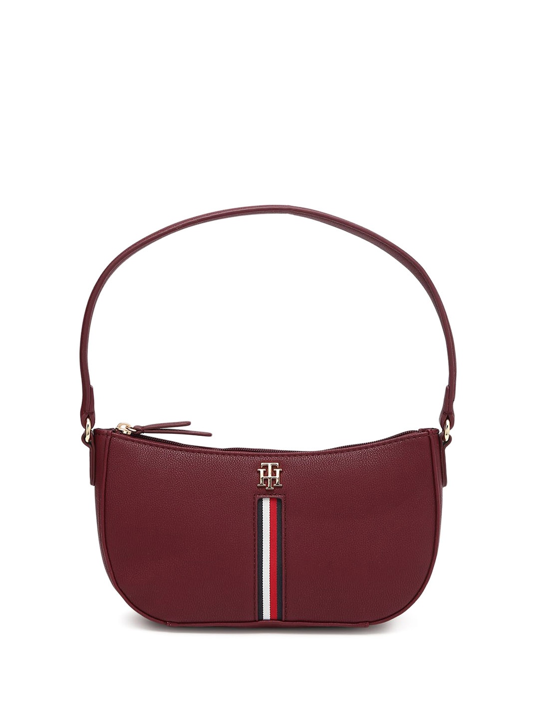 

Tommy Hilfiger Women Solid Structured Sling Bag, Red