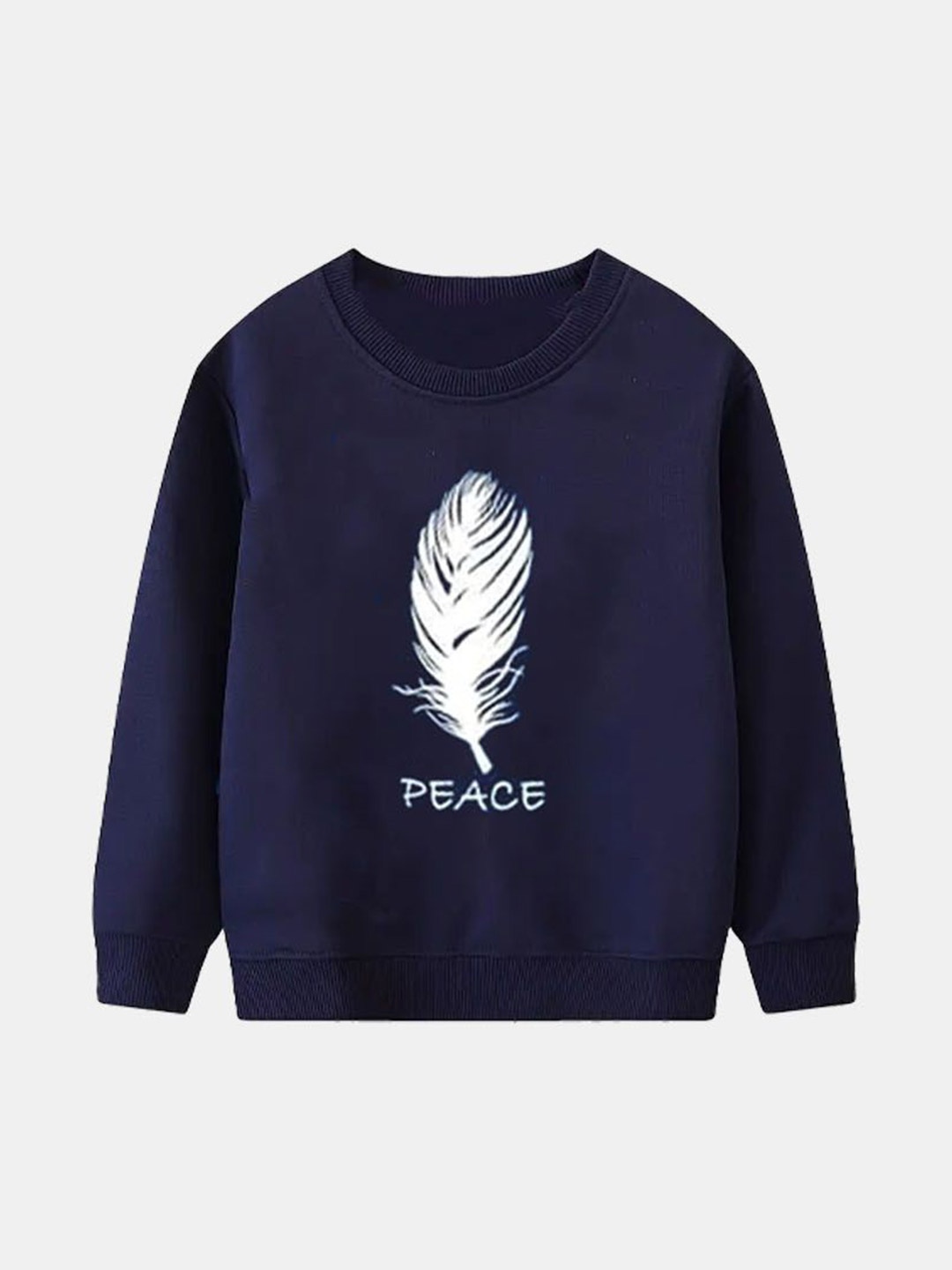 

JPF Kids Graphic Printed Cotton Sweatshirt, Navy blue