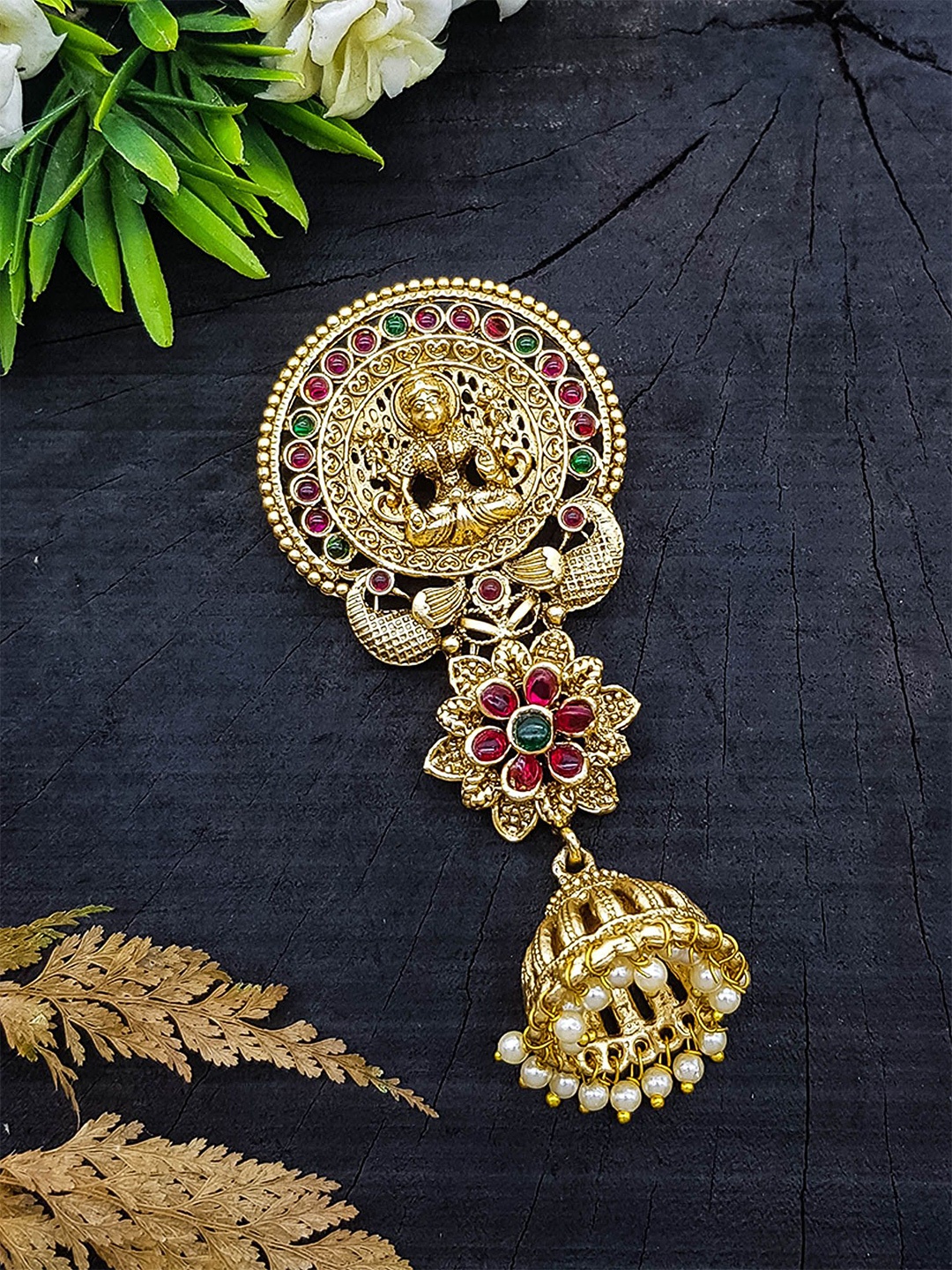 

GRIIHAM Women Ethnic Hair Accessory, Gold