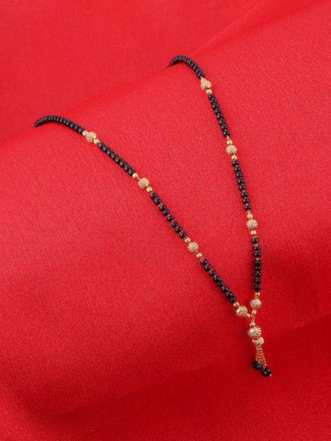 

Wynona Set Of 2 Gold-Plated Beaded Mangalsutra