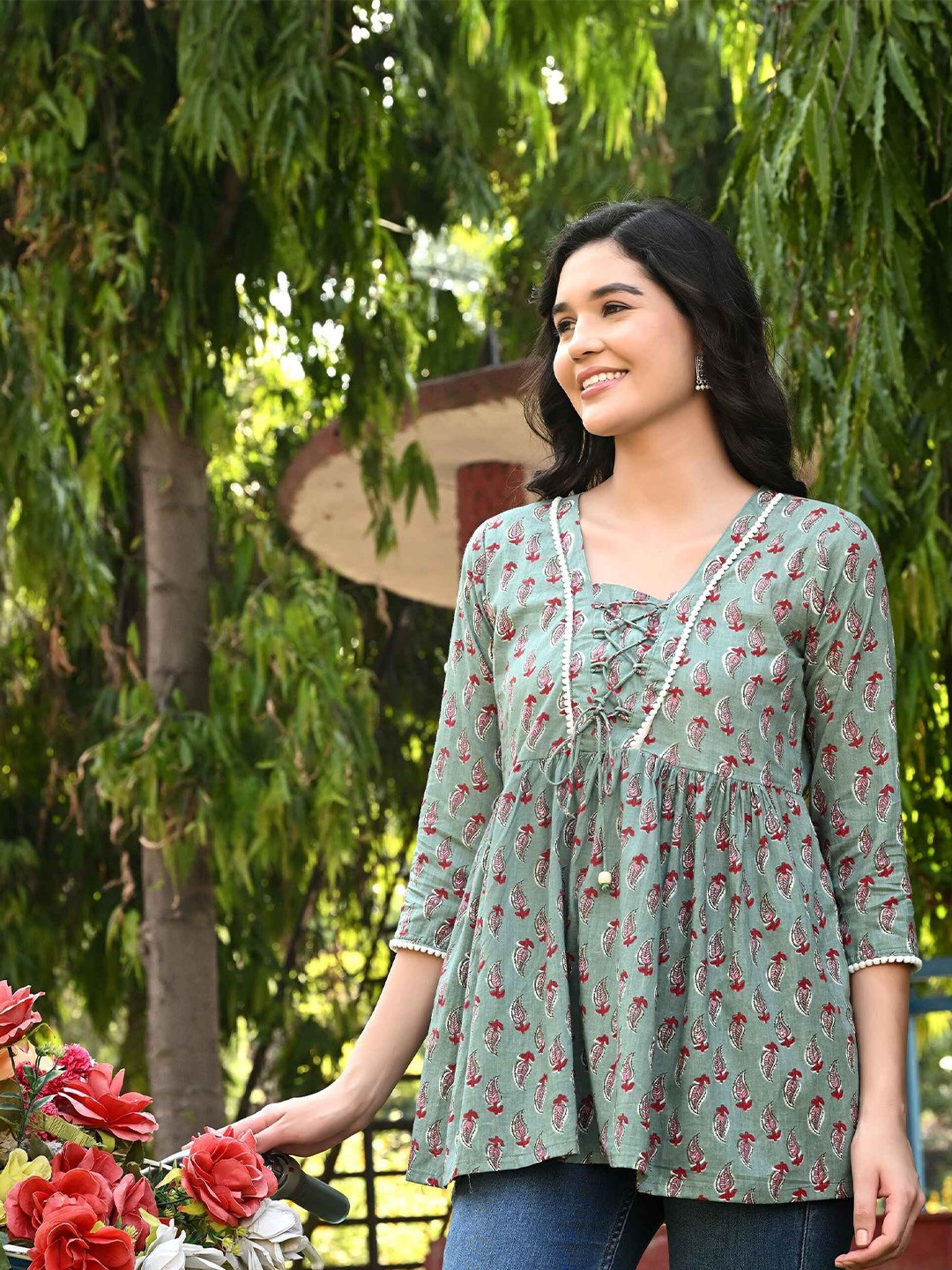 

KALINI Tunic, Green