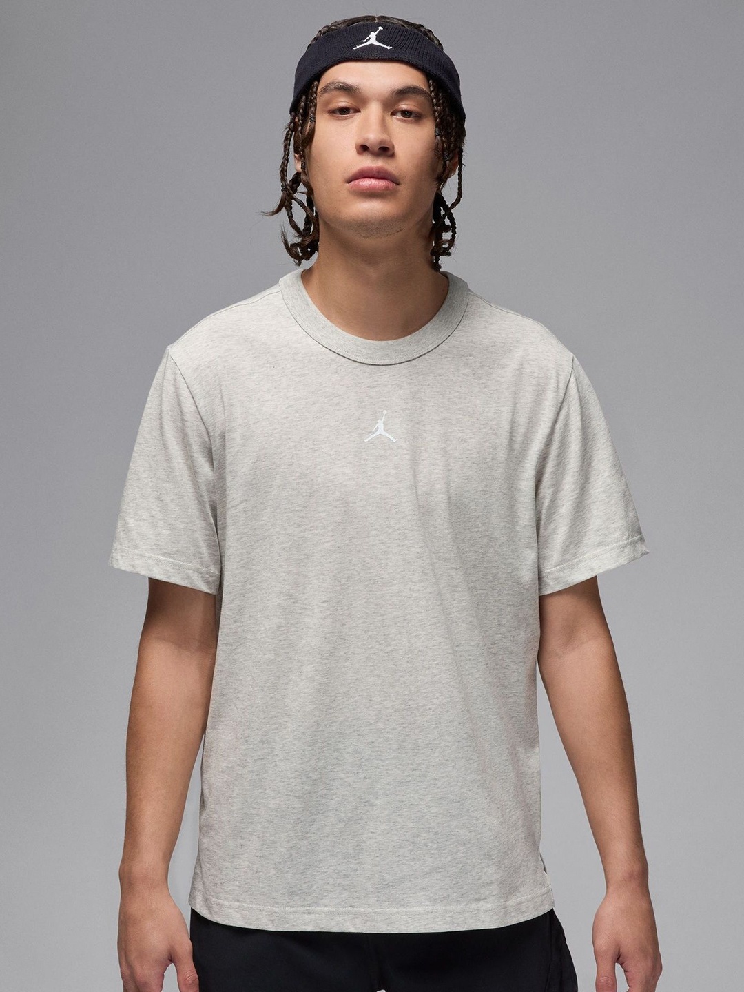 

Nike Jordan Sport Men's Dri-FIT Short-Sleeve Top, Grey