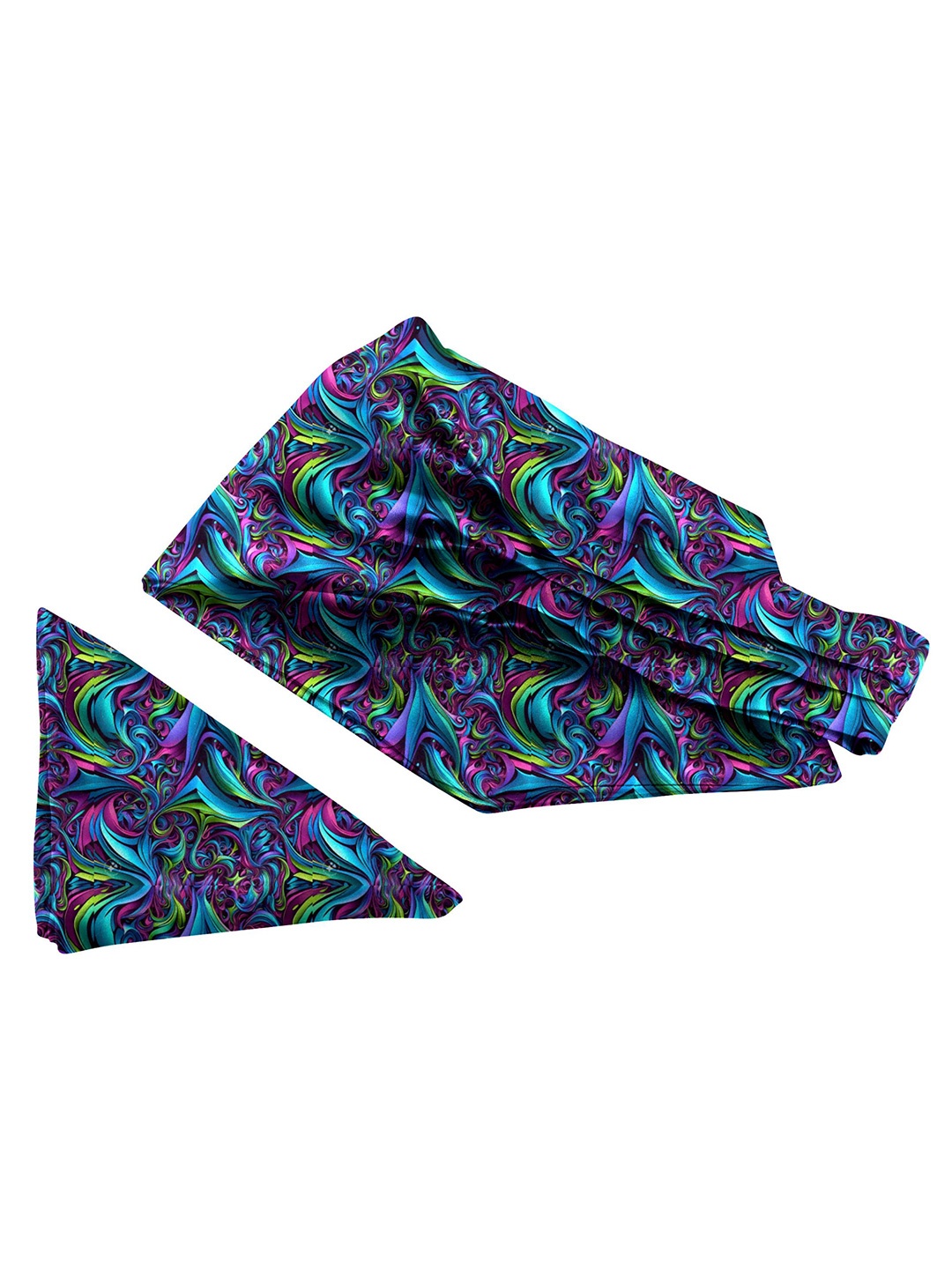 

Blacksmith Men Printed Tie and Pocket Square Accessory Gift Set, Magenta
