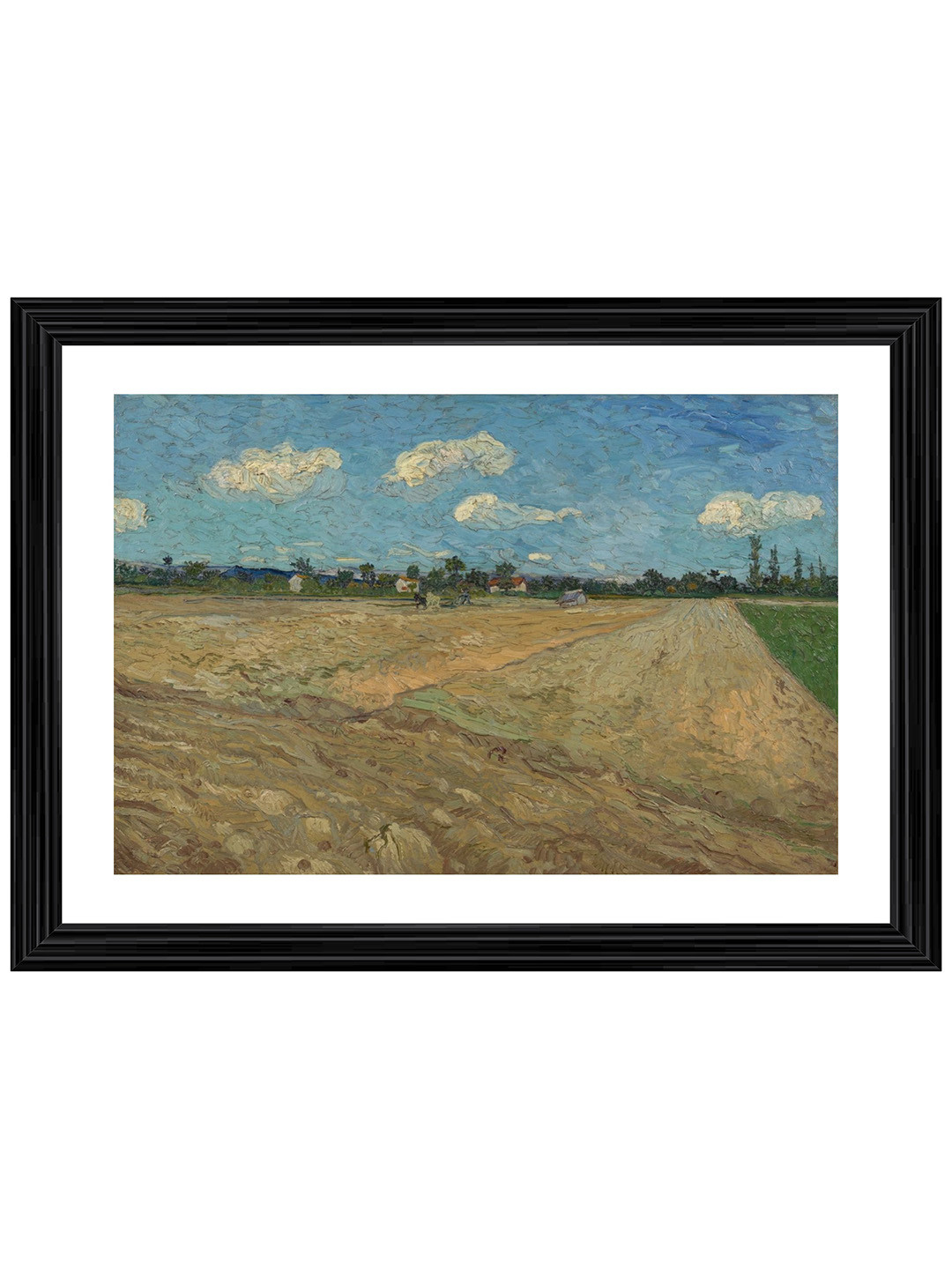 

Adventures India Black & Blue Wooden Painting Wall Art
