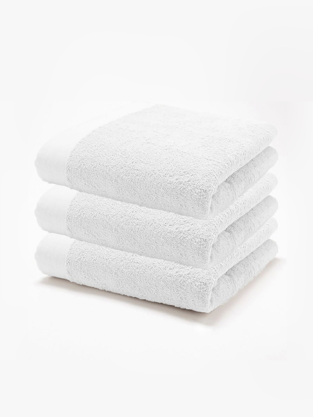 

HOME PLUS STUDIOS White 3 Cotton 650 GSM Bath Towel