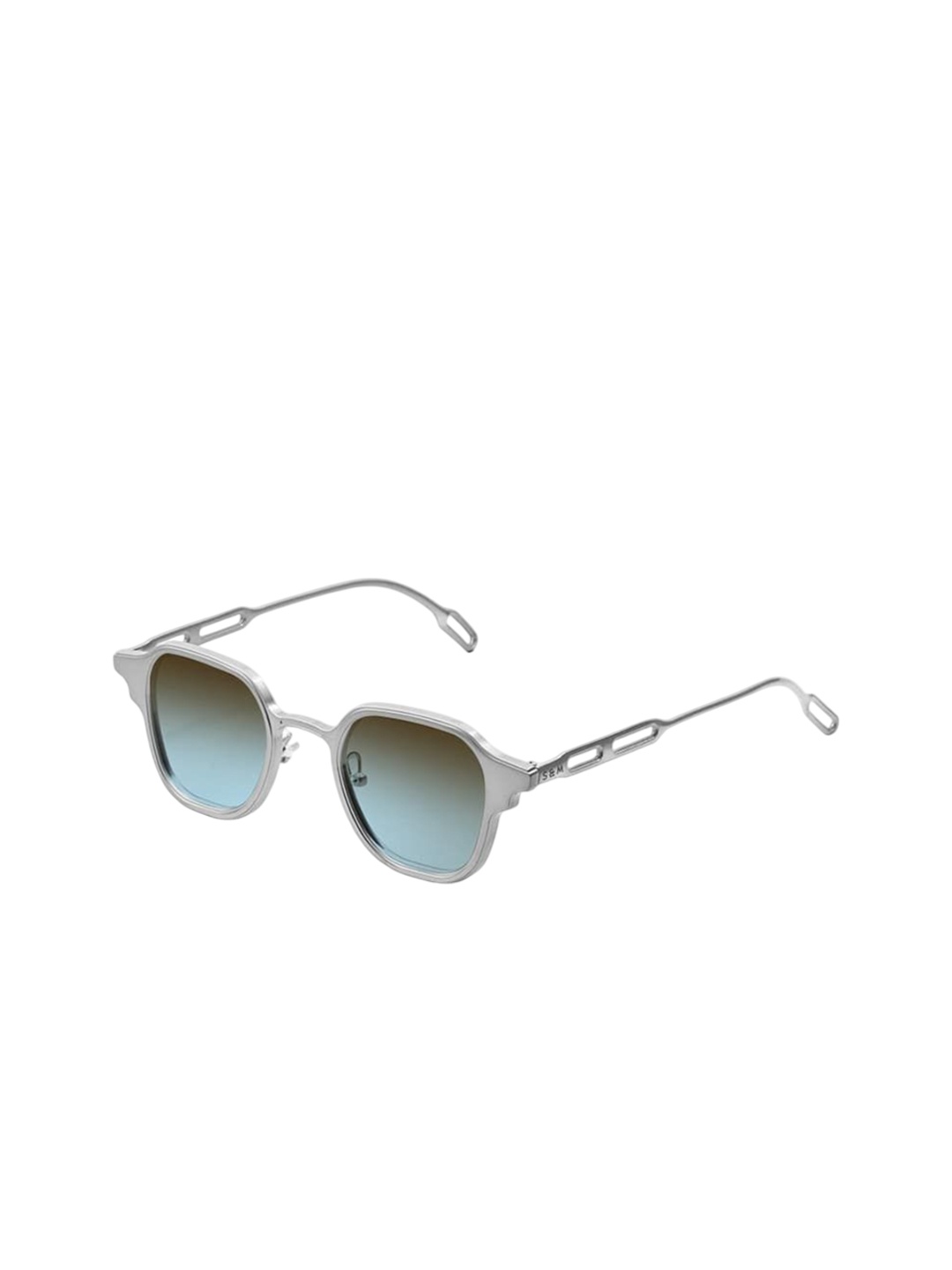 

SAM & MARSHALL Unisex Square Sunglasses with UV Protected Lens DAVID_GRADIENT_2633, Blue