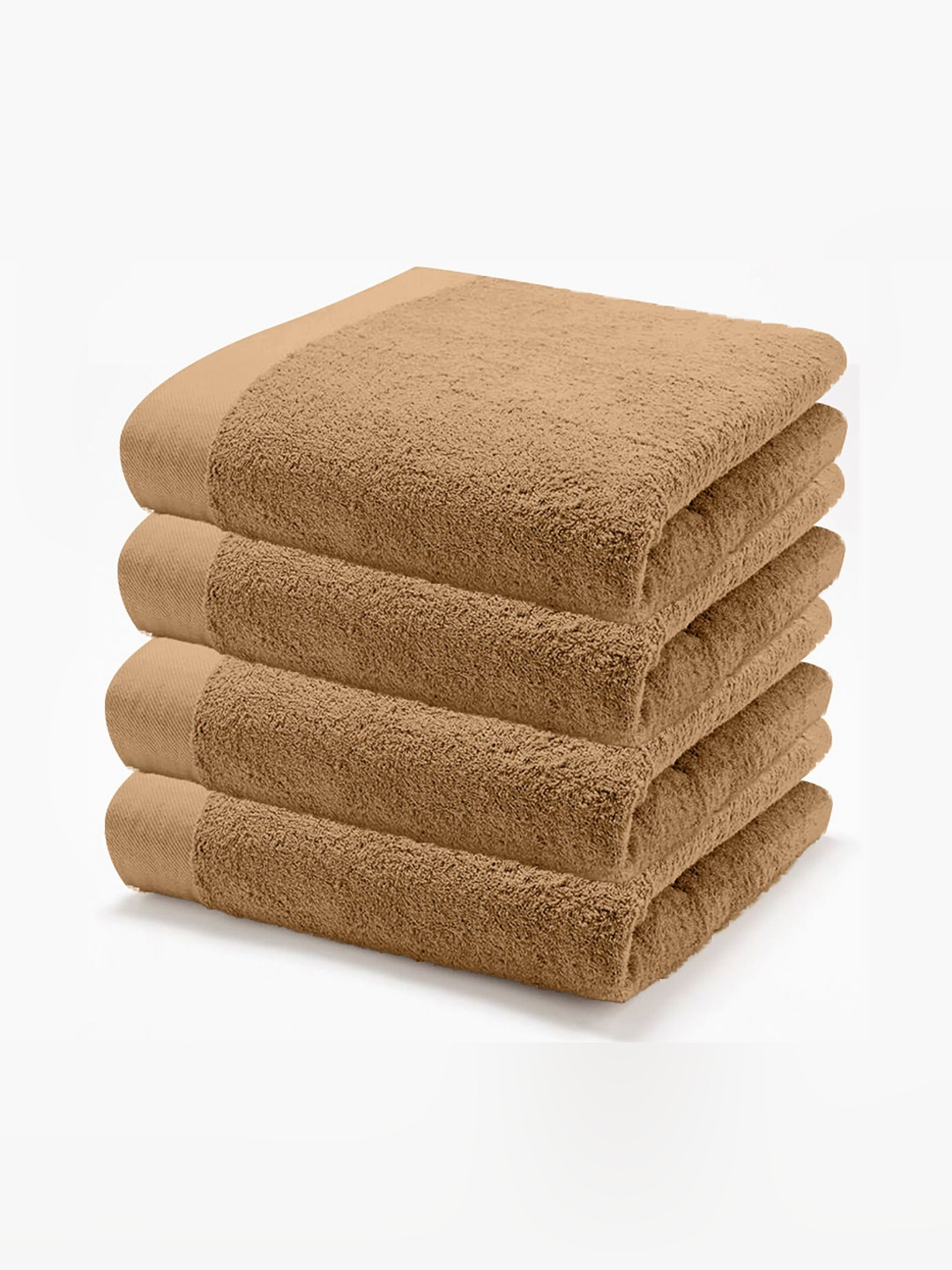 

HOME PLUS STUDIOS Beige 1 Cotton 650 GSM Bath Towel