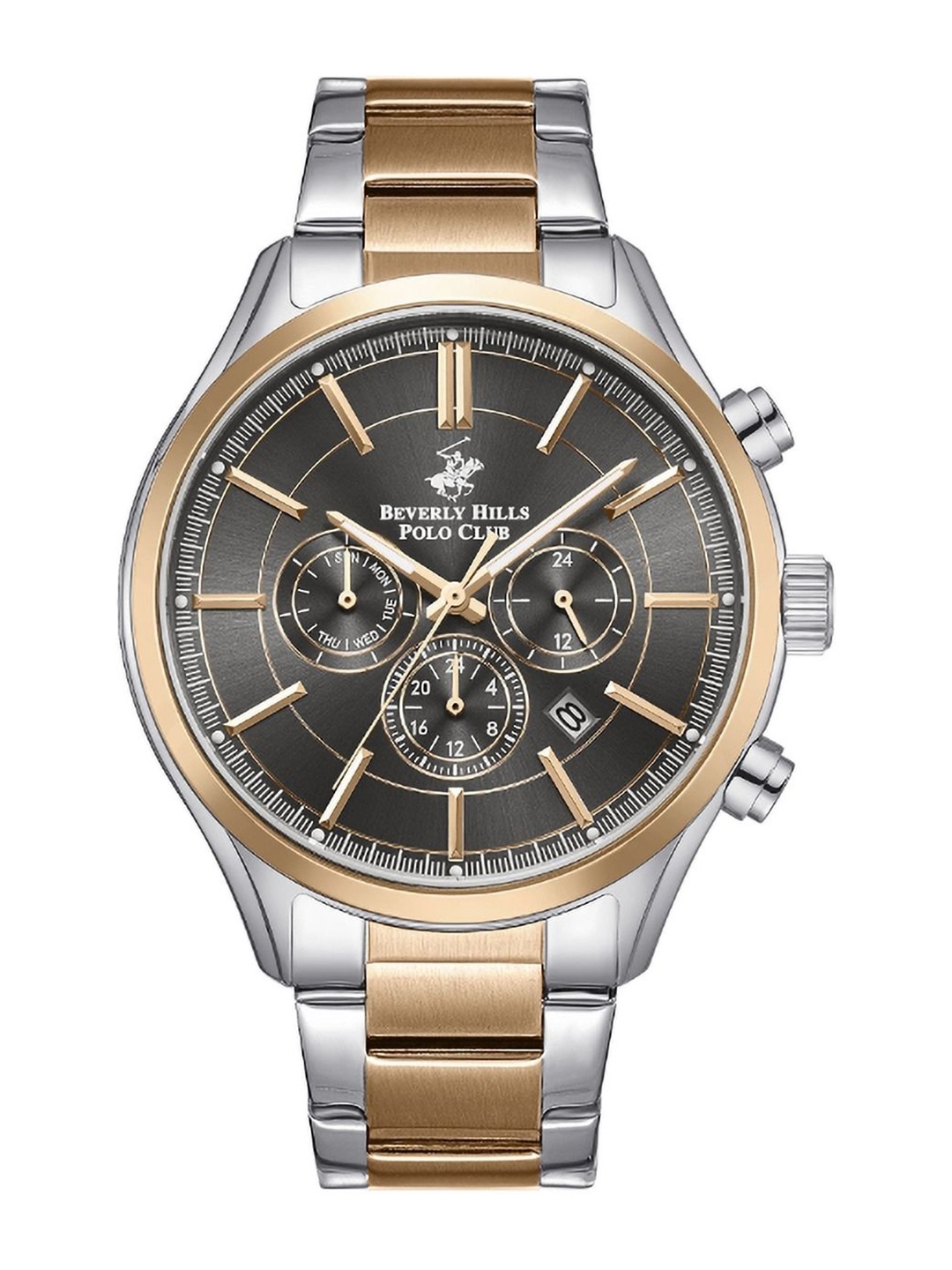 

Beverly Hills Polo Club Men Dial & Straps Analogue Multi Function Watch BP5009Y.460, Grey