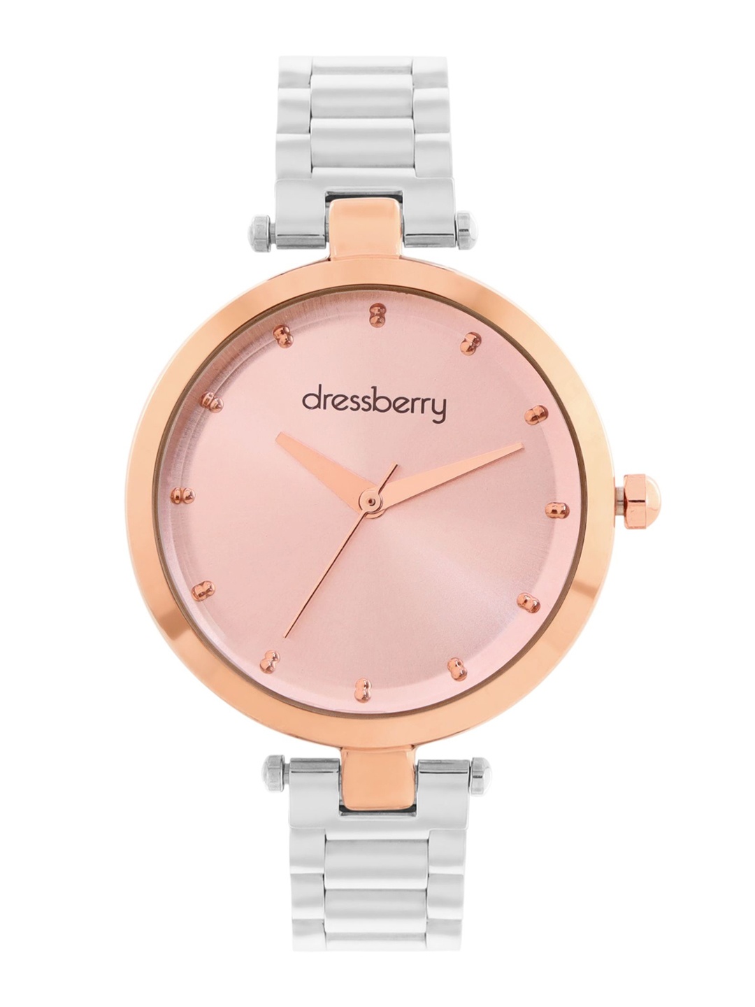 

DressBerry Women Brass Embellished Dial & Wrap Around Straps Analogue Watch DB-SS24-18A, Pink