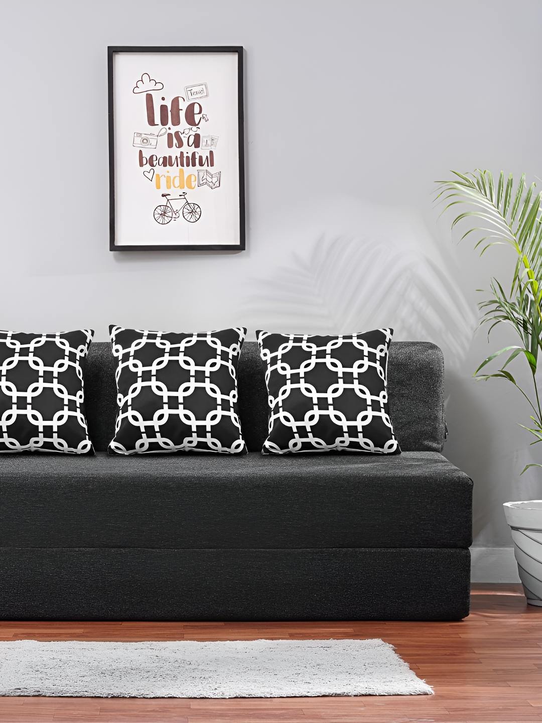 

Solis Primus Comfort for all Grey Foam Fold Out Sofa Cum Bed