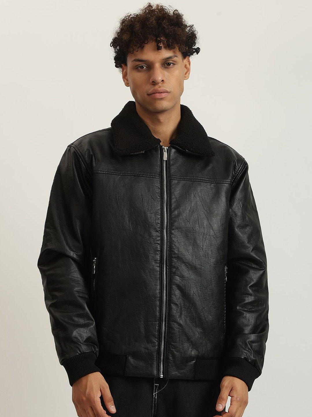 

LINDBERGH Men Bomber Jacket, Black