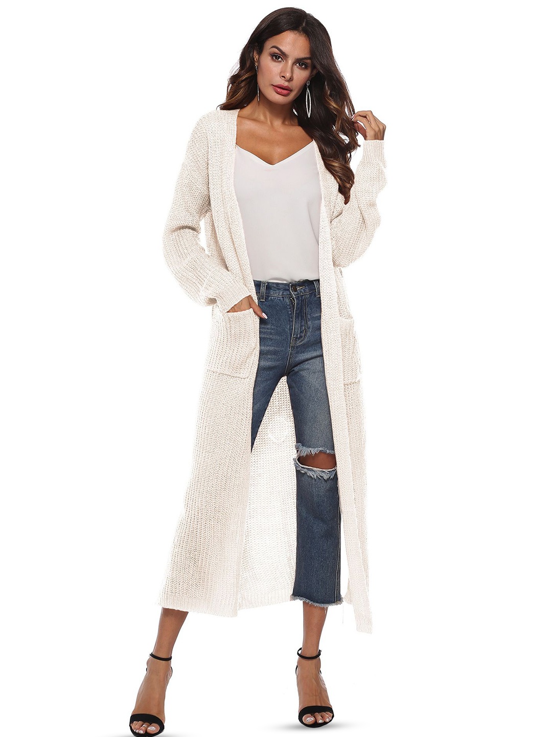 

StyleCast Women Longline Shrug, White