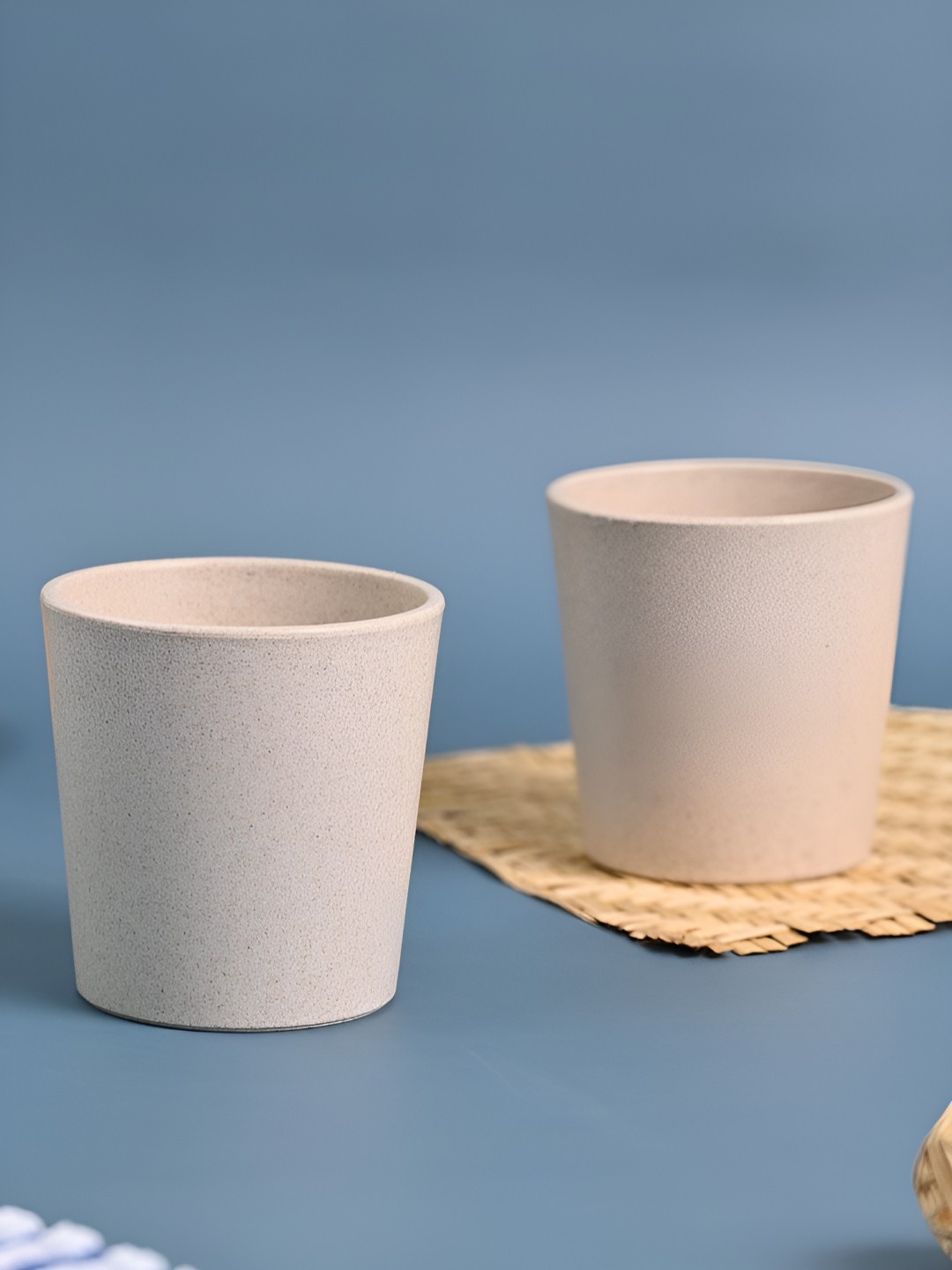 

eha Set Of 2 Sand Color Water Glass, Beige