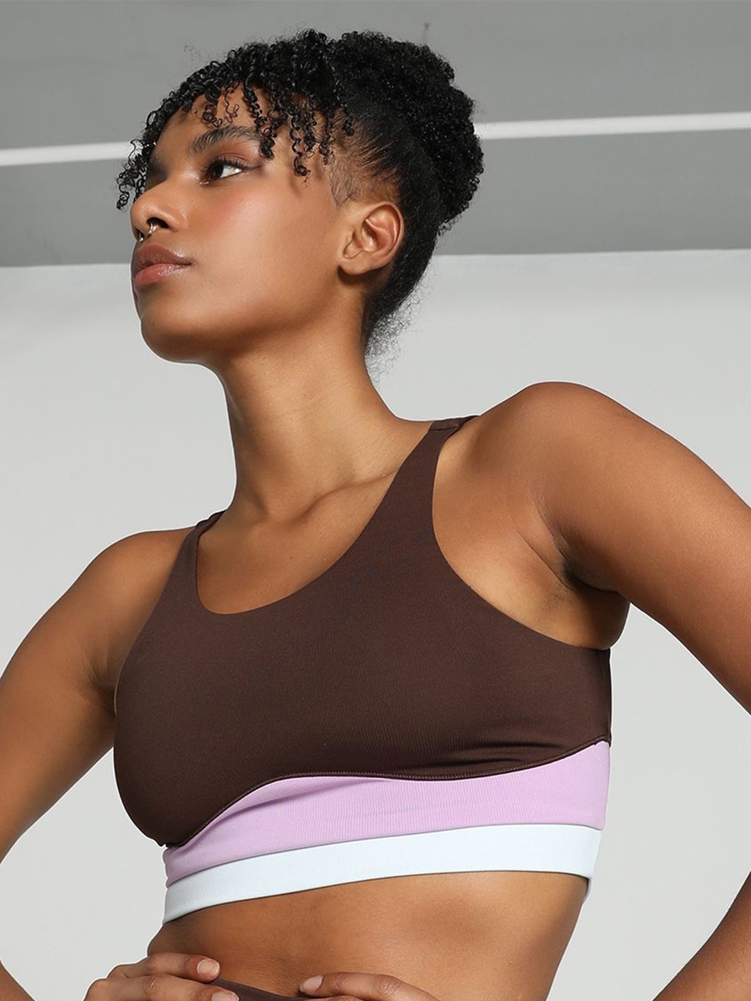 

Puma X Lem Lem Women's Running Crop Tank Top, Brown
