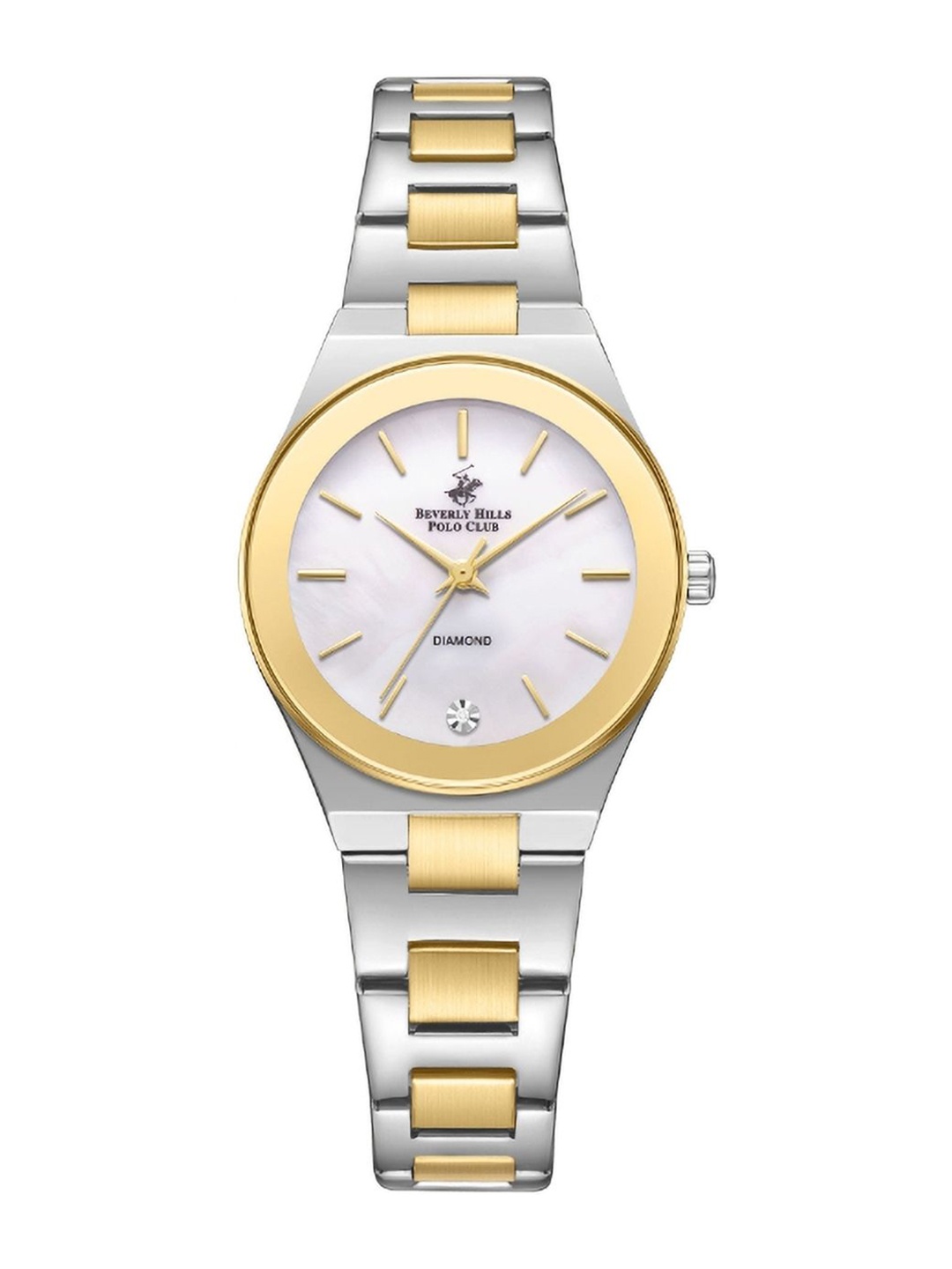 

Beverly Hills Polo Club Women Dial & Bracelet Style Straps Analogue Watch BP5044Y.220, Gold