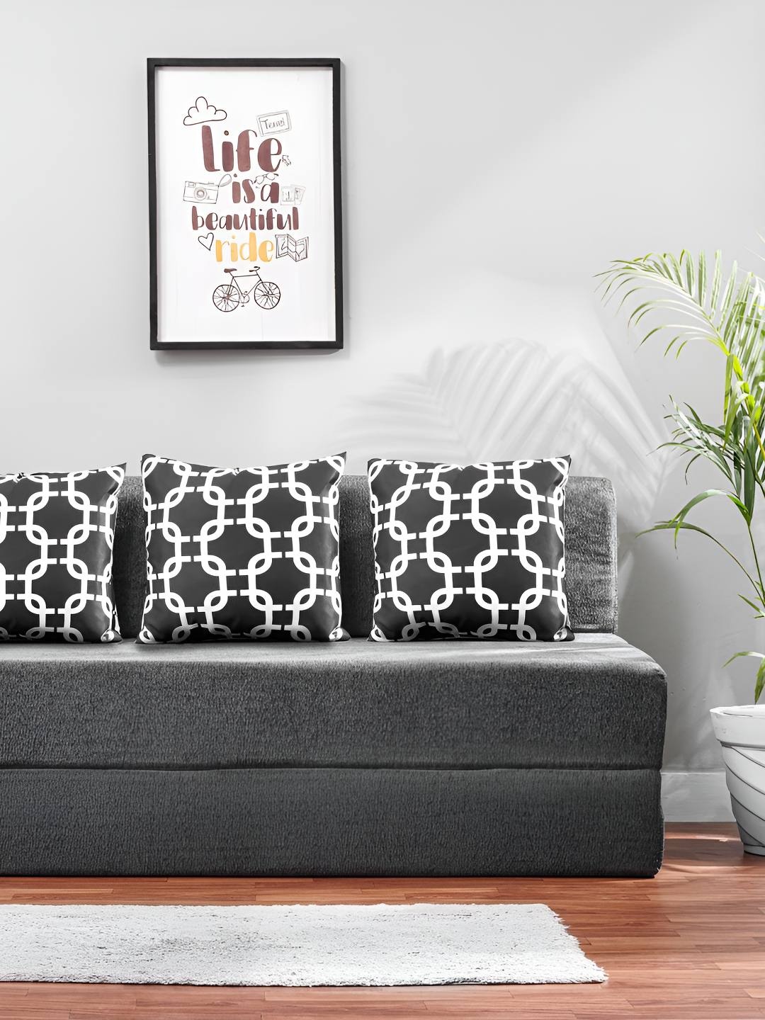 

Solis Primus Comfort for all Grey Comfort Sofa Cum Bed