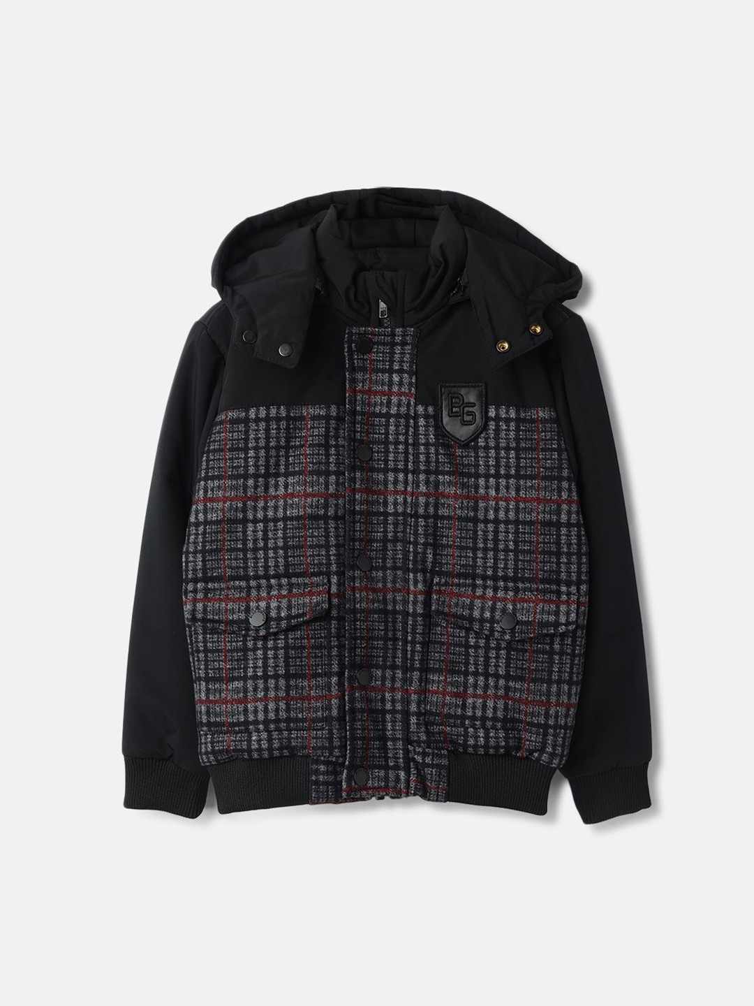 

Blue Giraffe Boys Checked Tailored Jacket, Multi
