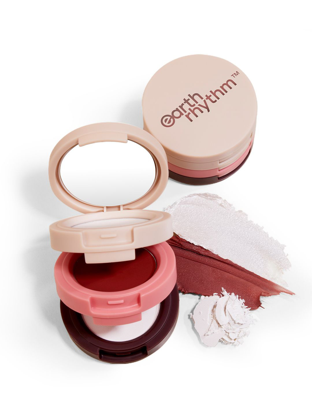 

Earth Rhythm Dab Set Go 3-in-1 Face Palette - Chardonnay, Pink