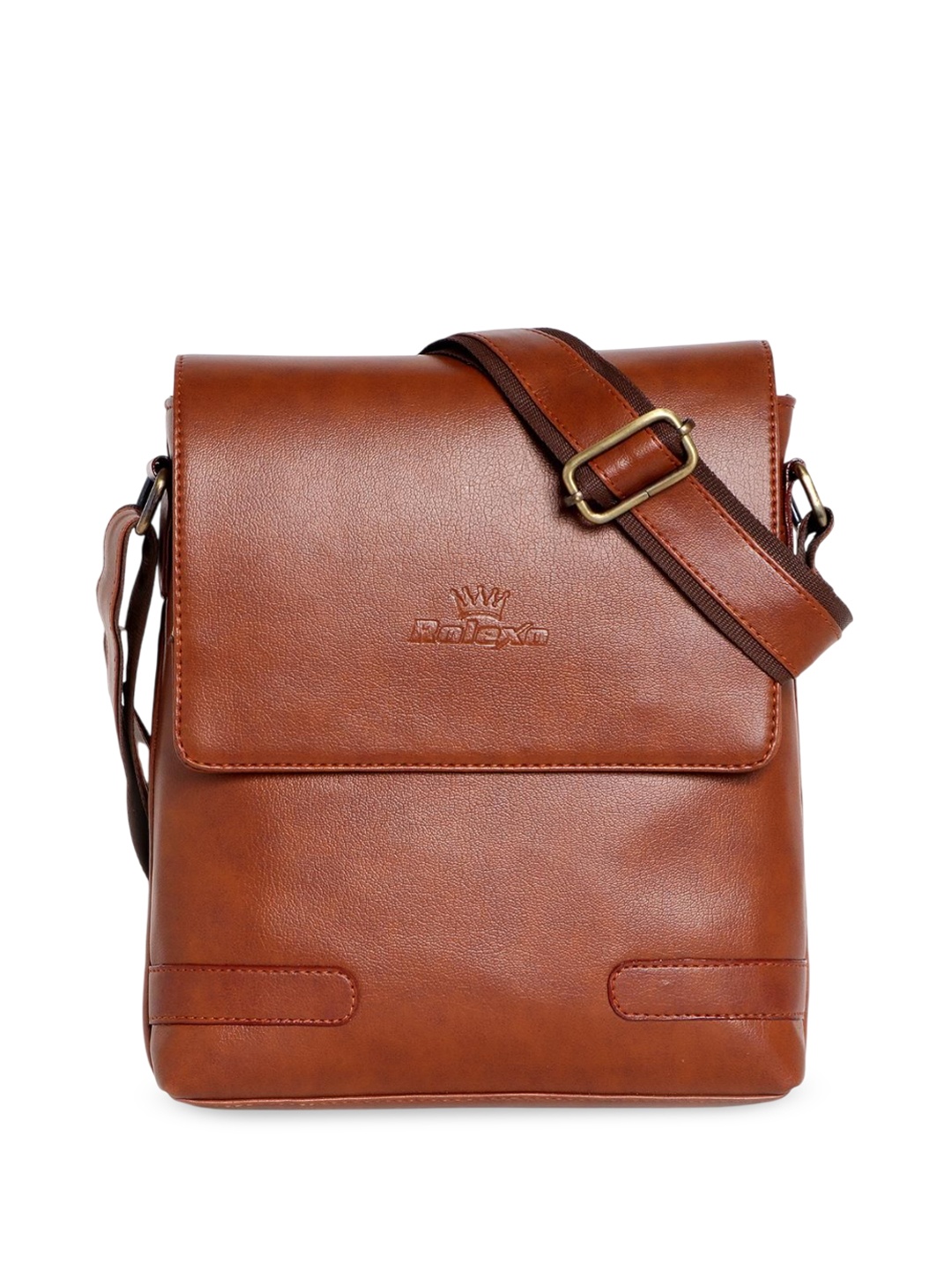 

SPOTIC Men Solid Crossbody Sling Bag, Tan