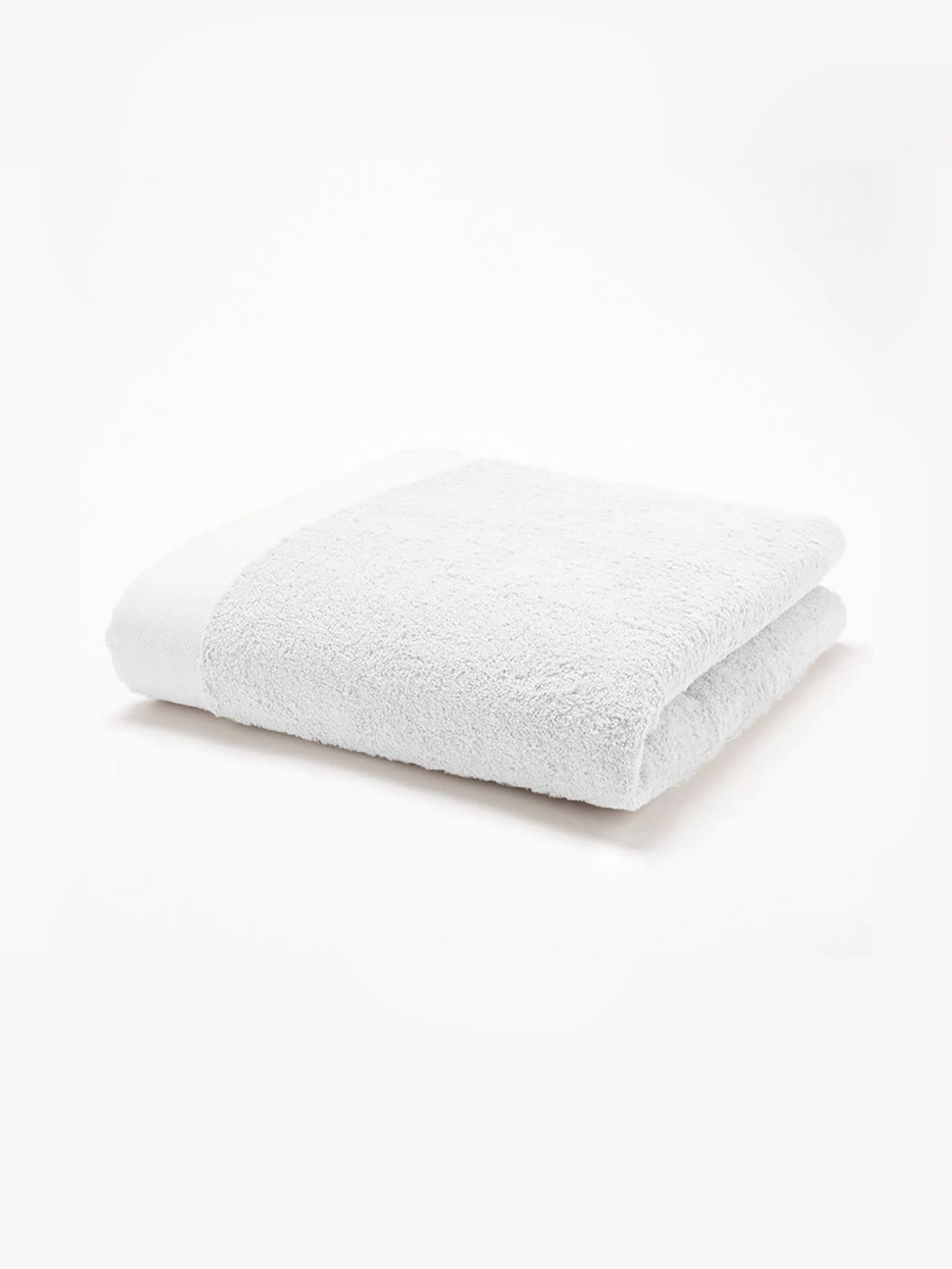 

HOME PLUS STUDIOS White 1 Cotton 650 GSM Bath Towel