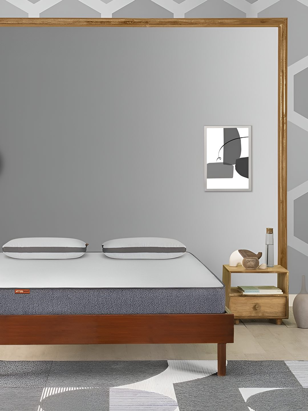 

Sleepyhead Switch 2-In-1 Dual Comfort Foam 6" Double Mattress (72x48 Inch), Grey