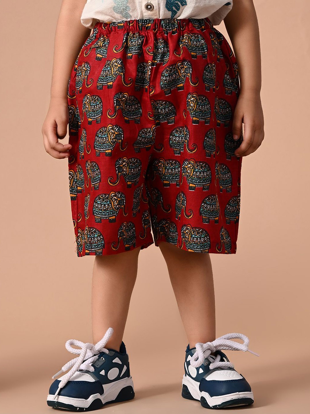 

BAESD Boys Animal Printed Outdoor Shorts, Red