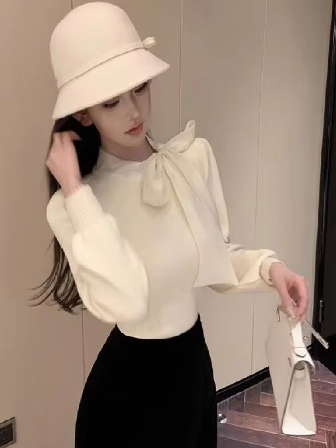 

StyleCast Bell Sleeve Woollen Sweater, Na